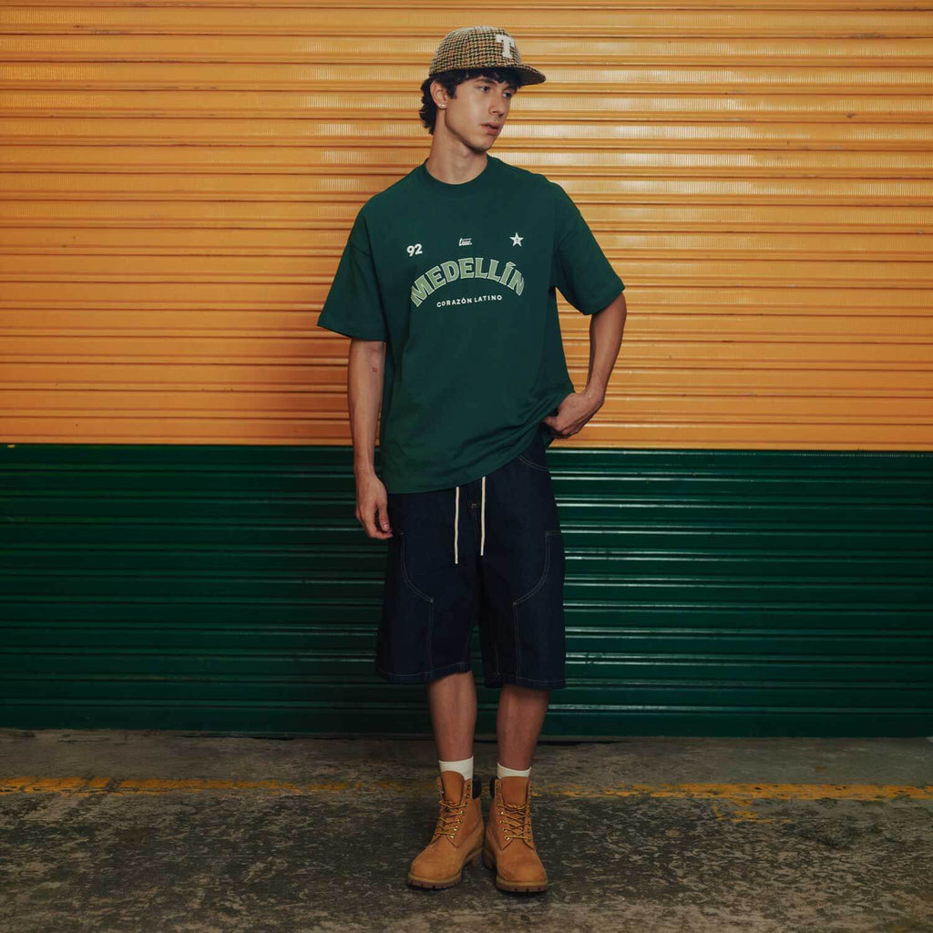 TRUE MEDELLIN LATIN HEART CAMISETA VERDE