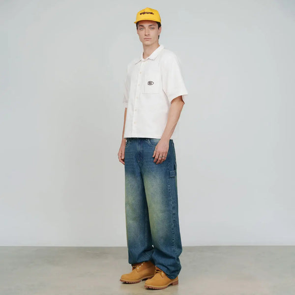 TRUE PRELUDE MIDNIGHT CORDUROY CAMISA BEIGE