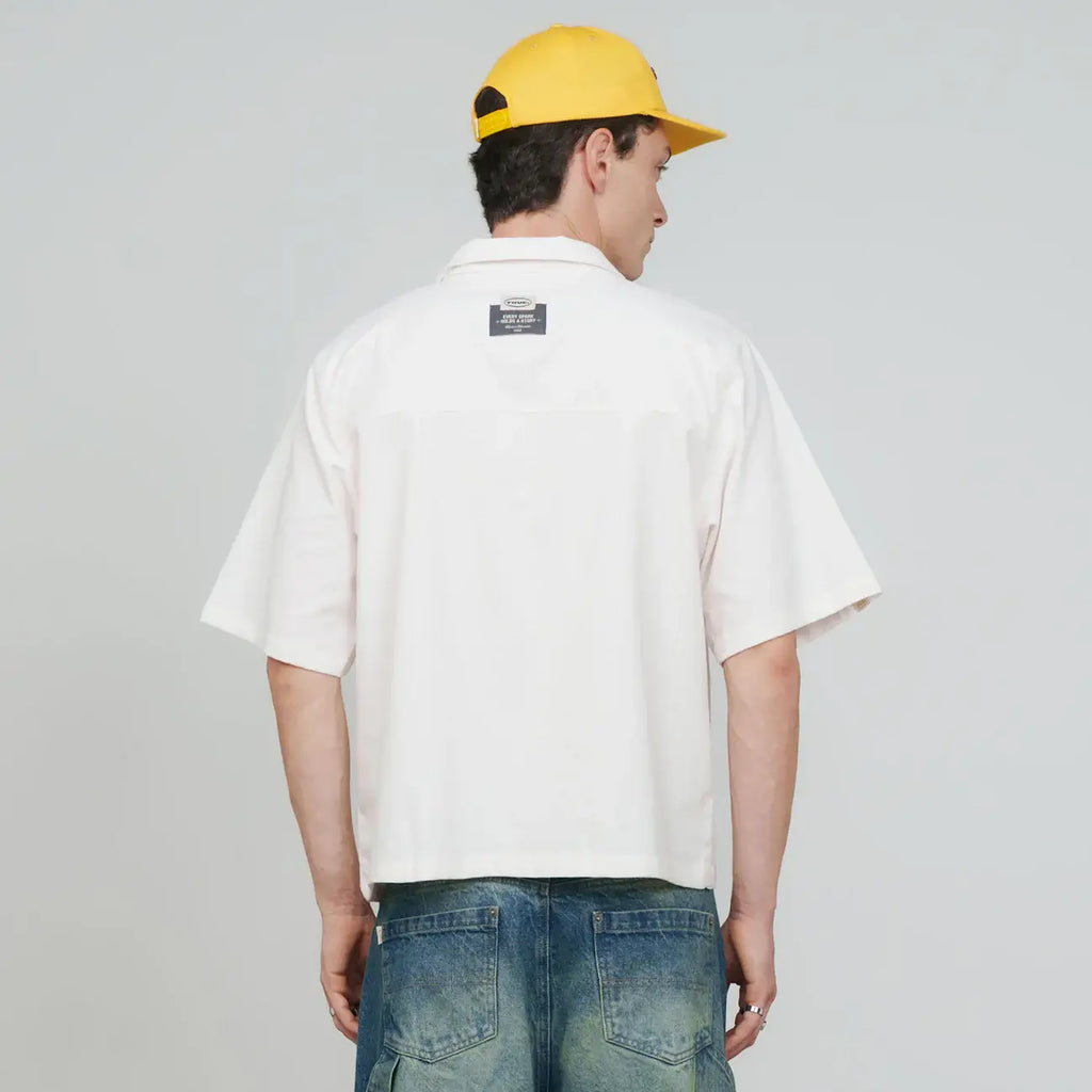 TRUE PRELUDE MIDNIGHT CORDUROY CAMISA BEIGE