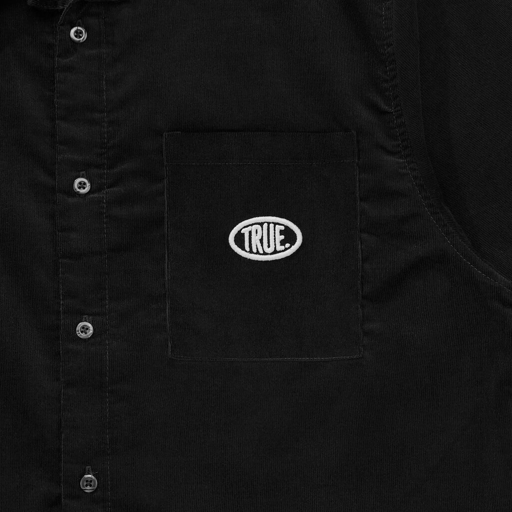 TRUE PRELUDE MIDNIGHT CORDUROY CAMISA NEGRA