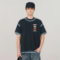TRUE NO FINISH LINE OVERSIZED T-SHIRT CAMISETA NEGRA