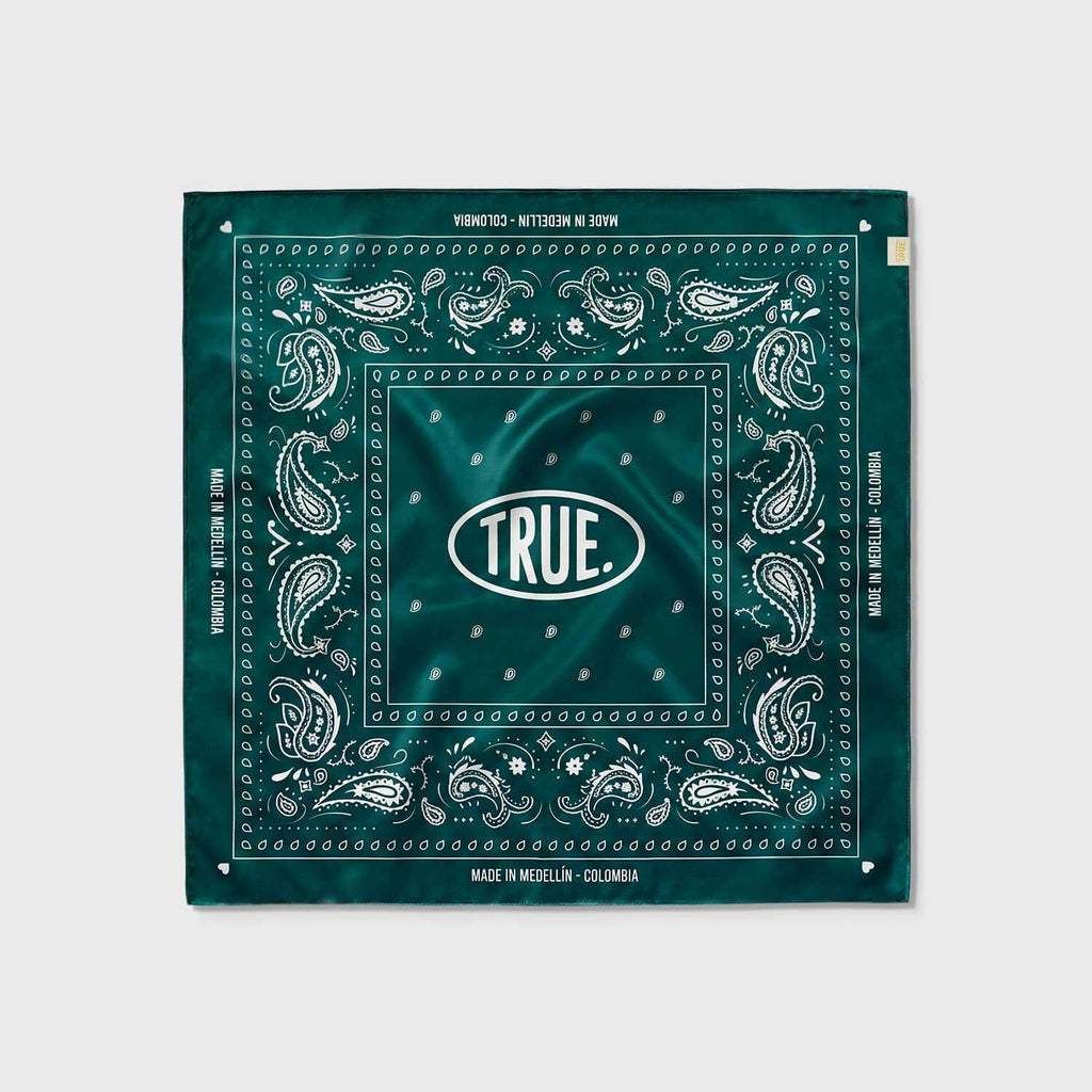 TRUE PAISLEY BANDANA VERDE