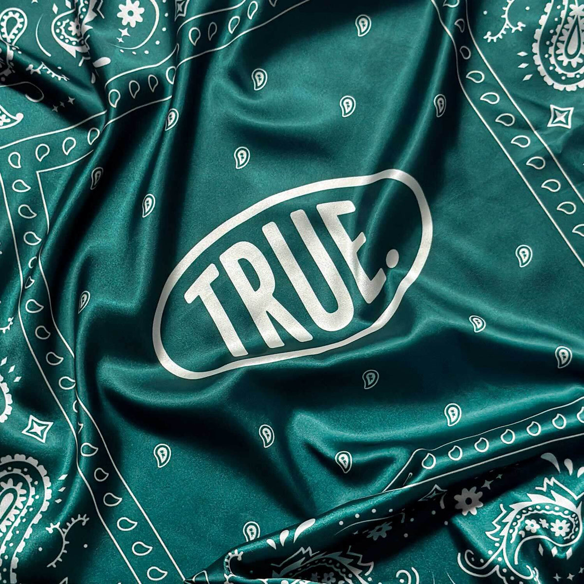 TRUE PAISLEY BANDANA VERDE