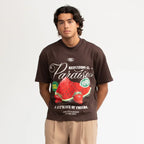 TRUE PARAÍSO BOXY TEE CAMISETA CAFE