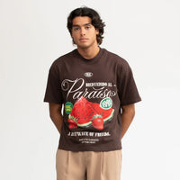 TRUE PARAÍSO BOXY TEE CAMISETA CAFE