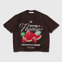 TRUE PARAÍSO BOXY TEE CAMISETA CAFE