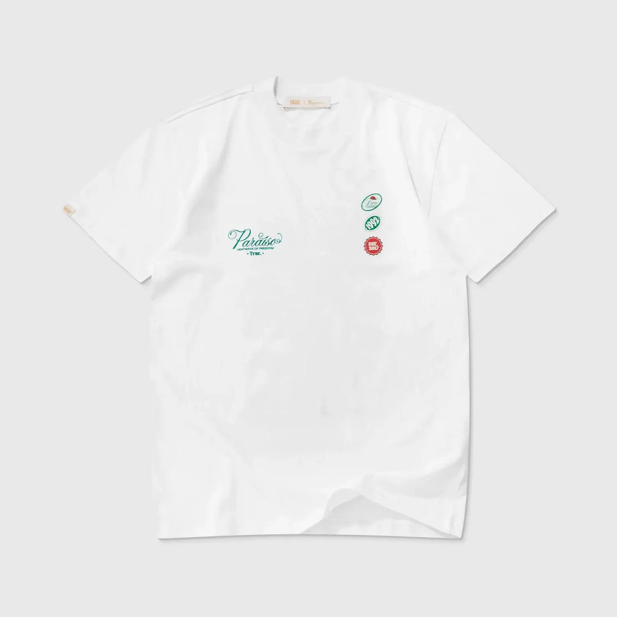 TRUE PARAÍSO REGULAR T-SHIRT CAMISETA BLANCA