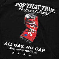 TRUE TOO FRESH TO FAKE IT POP TASTE CAMISETA BOXY NEGRA