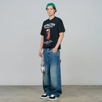 TRUE TOO FRESH TO FAKE IT POP TASTE CAMISETA BOXY NEGRA