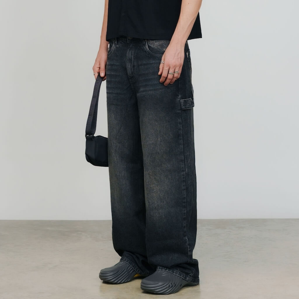 TRUE PRELUDE PRELUDE CARPENTER JEANS NEGROS