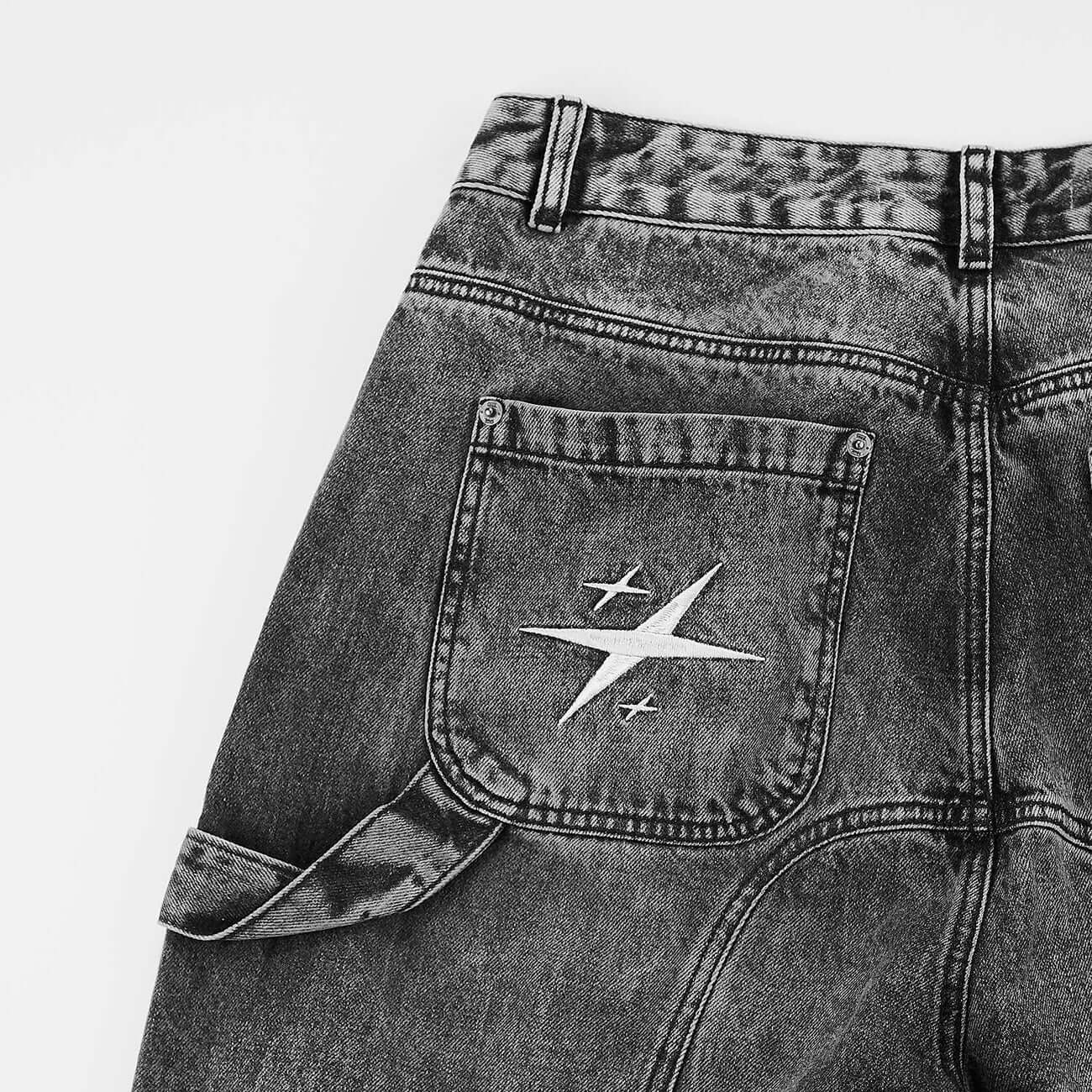 TRUE PRELUDE PRELUDE CARPENTER JEANS NEGROS