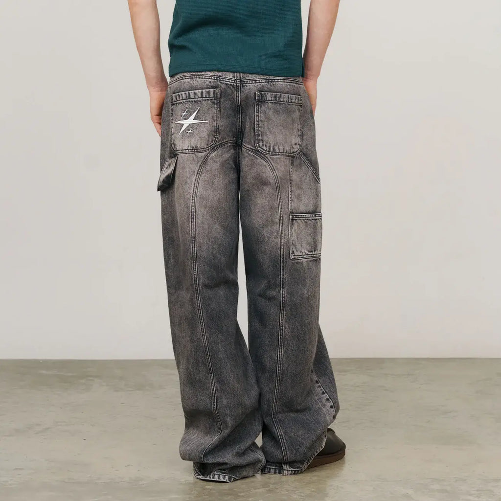 TRUE PRELUDE PRELUDE CARPENTER JEANS NEGROS