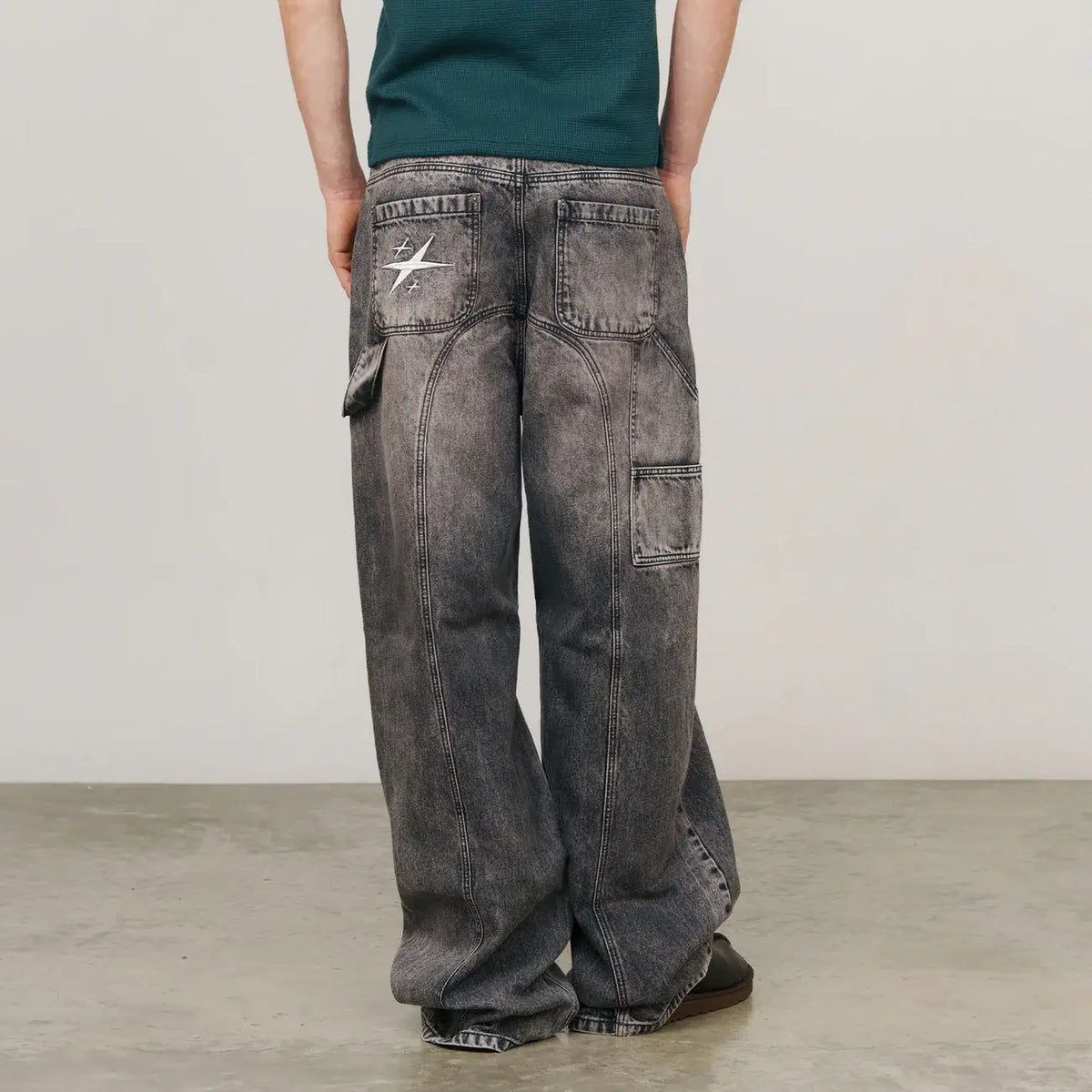 TRUE PRELUDE PRELUDE CARPENTER JEANS NEGROS