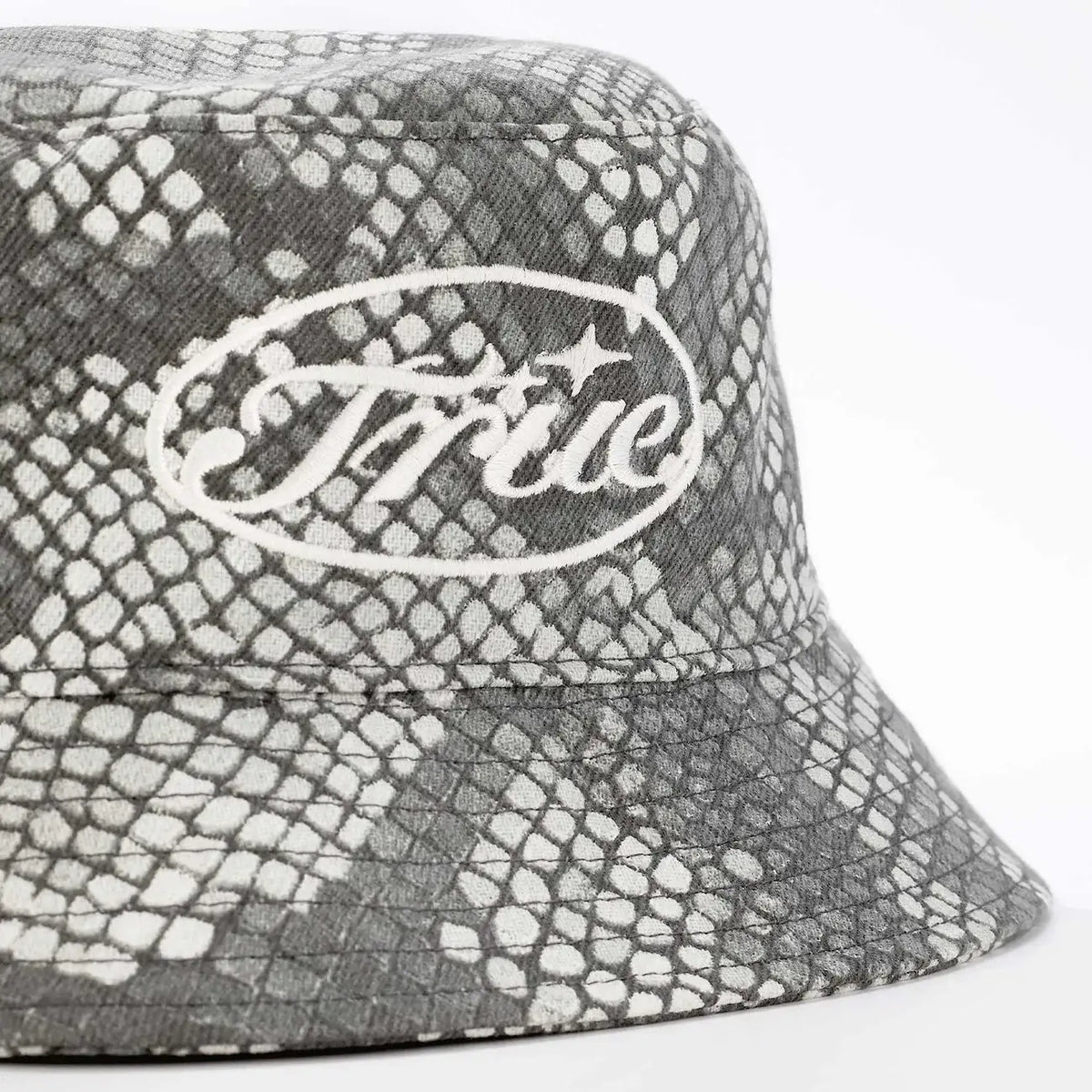 TRUE DREAMSKIN DROP PYTHON BUCKET HAT GRIS
