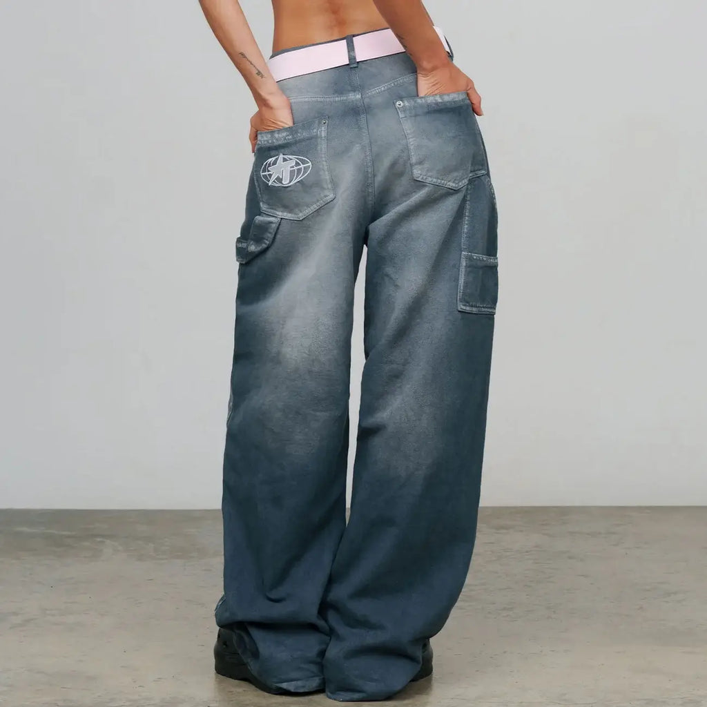 TRUE RACING JEANS CARPINTEROS GRISES