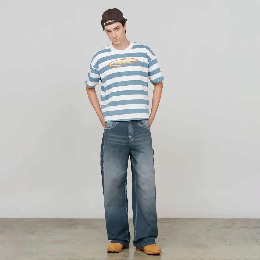 TRUE RACING JEANS CARPINTEROS GRISES