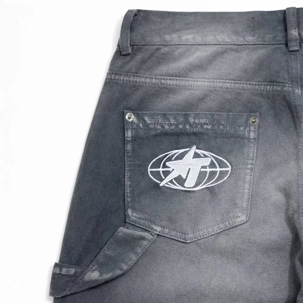 TRUE RACING JEANS CARPINTEROS GRISES