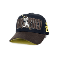 KINGS BRED X RIMAS SPORTS TATIS JR 23 GORRA AJUSTABLE NEGRA / CAFE