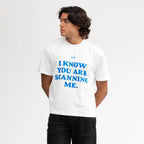 TRUE SCANNING CROPPED TEE CAMISETA BEIGE