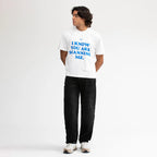 TRUE SCANNING CROPPED TEE CAMISETA BEIGE