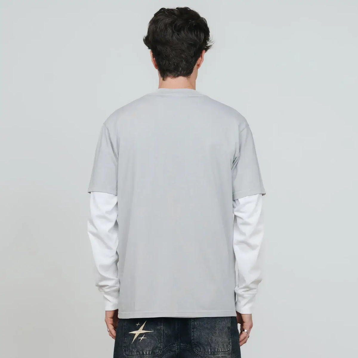 TRUE PRELUDE SHADOW CAMISETA OVERSIZED GRIS LAVADO