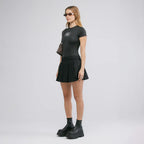 TRUE SHORT SLEEVE CREWNECK BODYSUIT BODYS NEGRO