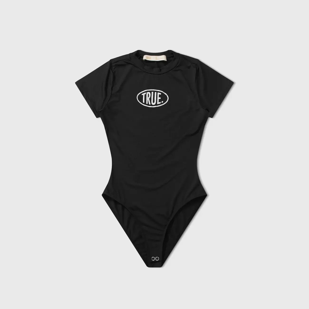 TRUE SHORT SLEEVE CREWNECK BODYSUIT BODYS NEGRO
