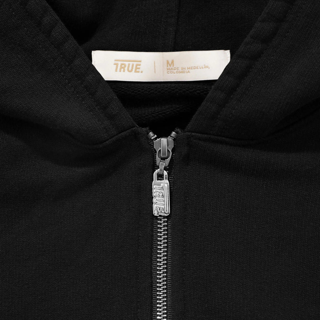 TRUE SIGNATURE ZIPPER HOODIE BUZOS NEGRO