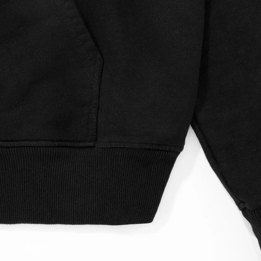 TRUE CLASSIC ZIPPER BUZO DE CIERRE NEGRO