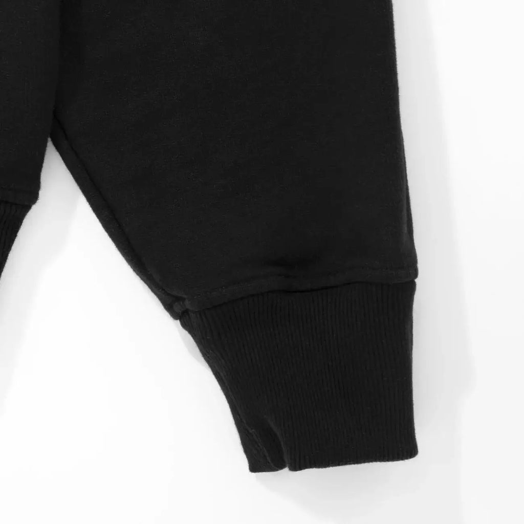TRUE CLASSIC ZIPPER BUZO DE CIERRE NEGRO