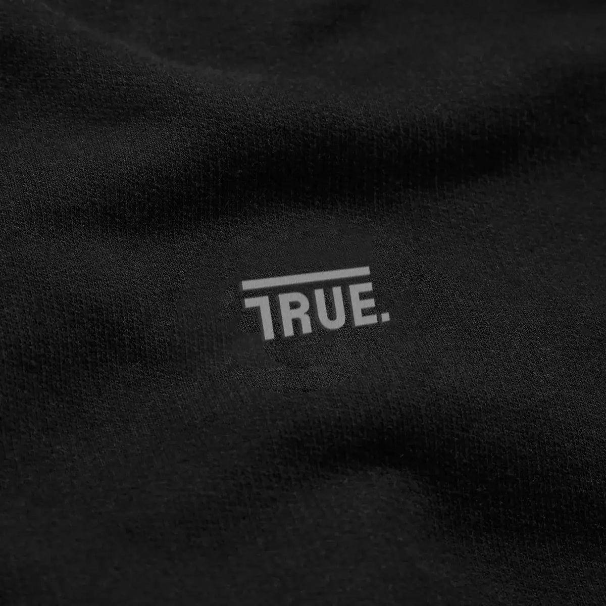 TRUE CLASSIC ZIPPER BUZO DE CIERRE NEGRO