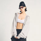 TRUE SIGNATURE ZIPPER HOODIE BUZOS GRIS