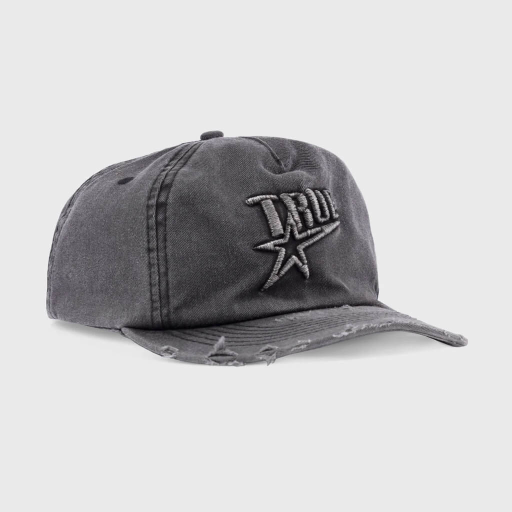 TRUE TOO BRIGHT TO MISS STAR WASHED GORRA GOLFER AJUSTABLE NEGRA