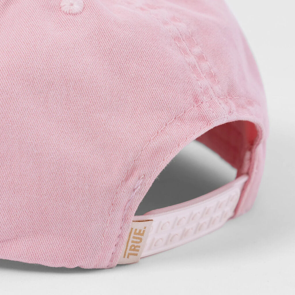 TRUE TOO BRIGHT TO MISS STAR WASHED GORRA GOLFER AJUSTABLE ROSADA