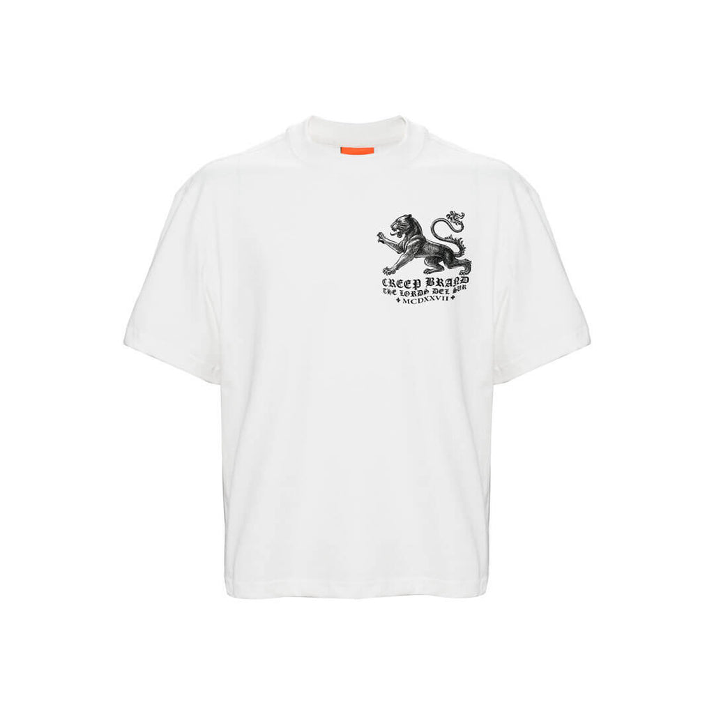 CREEP BRAND CAMISETA OVERSIZE PANTERA BLANCA