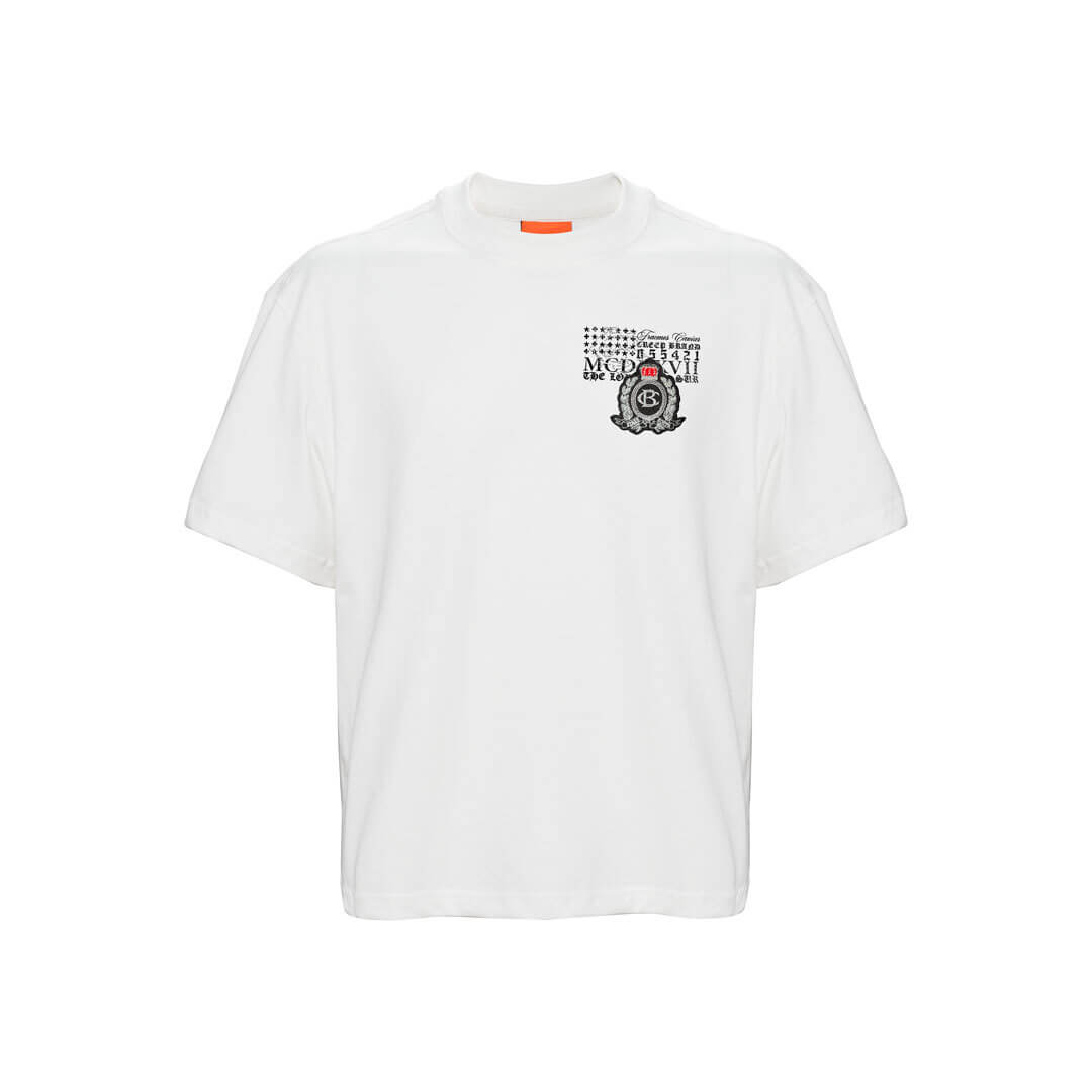 CREEP BRAND CAMISETA OVERSIZE AMERICAN CAVIAR BLANCA