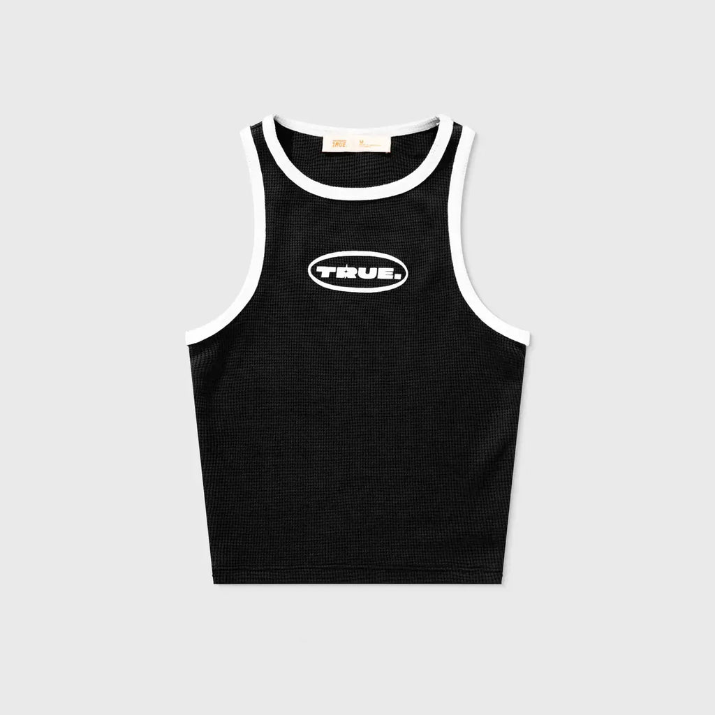 TRUE TEXTURED TANK TOP TANK TOP NEGRO