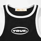 TRUE TEXTURED TANK TOP TANK TOP NEGRO