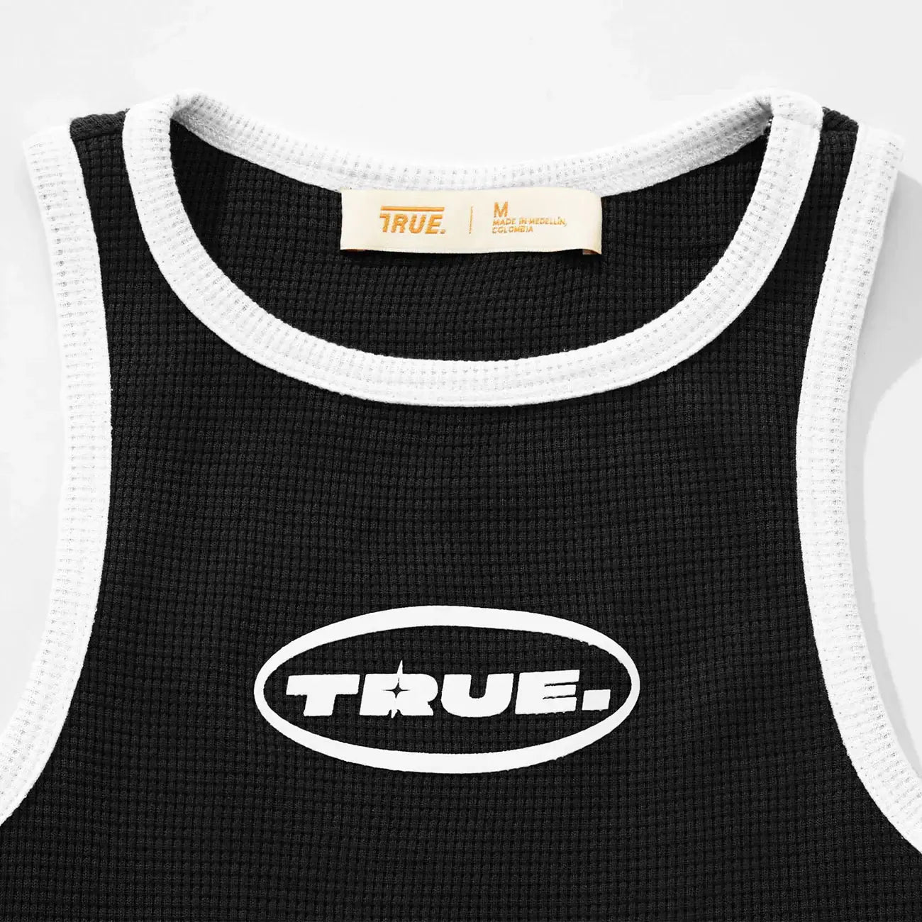 TRUE TEXTURED TANK TOP TANK TOP NEGRO