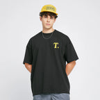 TRUE THE JOURNEY OVERSIZED T-SHIRT CAMISETA NEGRA