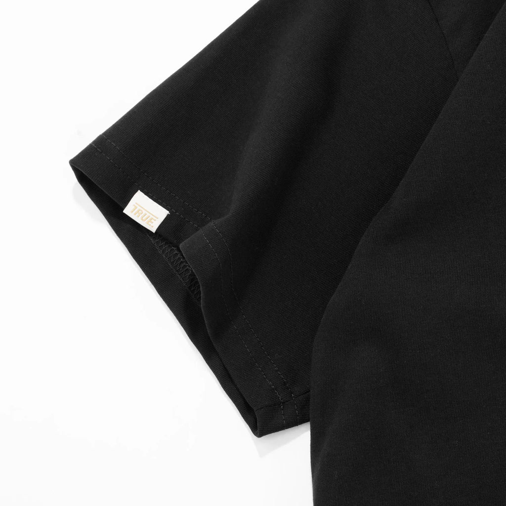TRUE THE JOURNEY OVERSIZED T-SHIRT CAMISETA NEGRA
