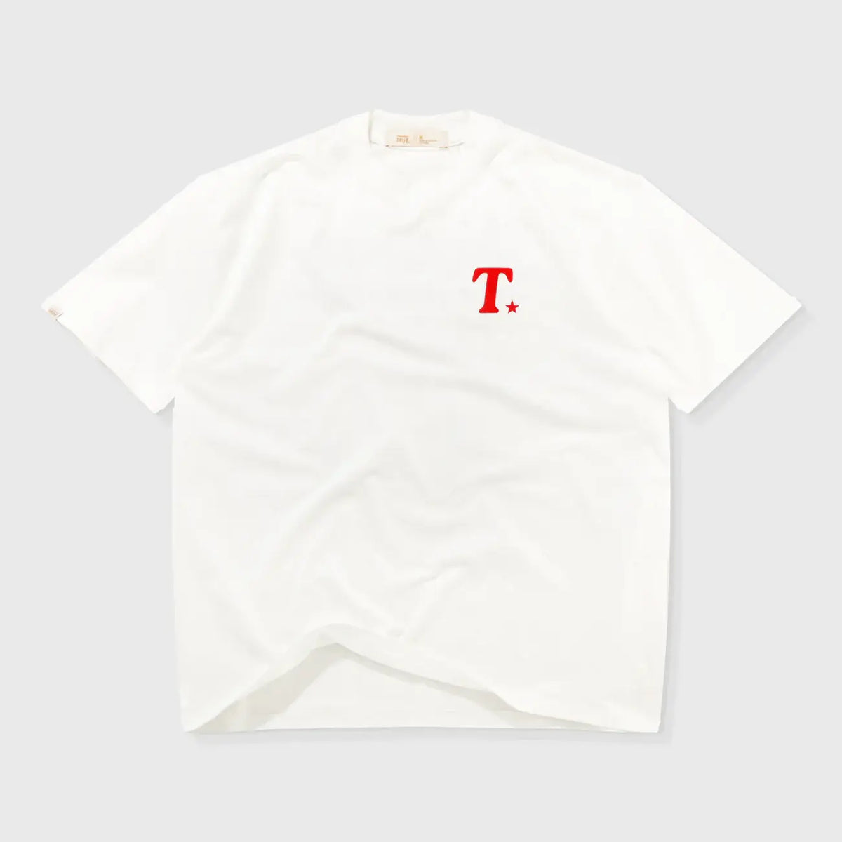 TRUE THE JOURNEY OVERSIZED T-SHIRT CAMISETA BEIGE