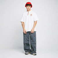 TRUE THE JOURNEY OVERSIZED T-SHIRT CAMISETA BEIGE