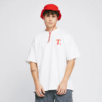 TRUE THE JOURNEY OVERSIZED T-SHIRT CAMISETA BEIGE