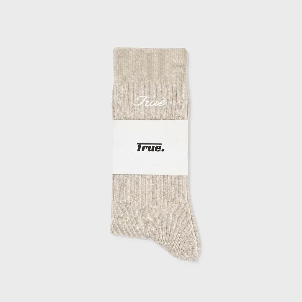 TRUE RIBBED MEDIAS CAFES