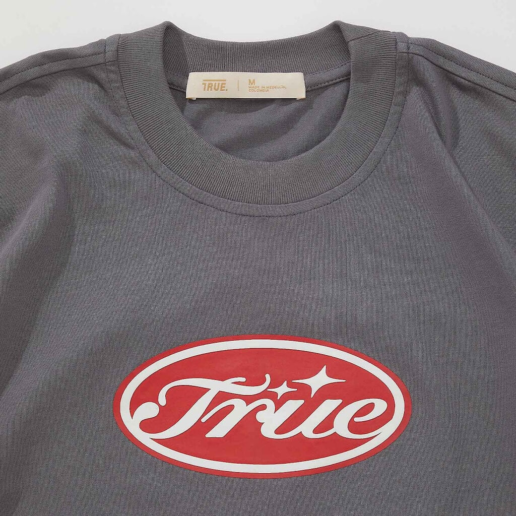 TRUE STAMP CAMISETA GRIS