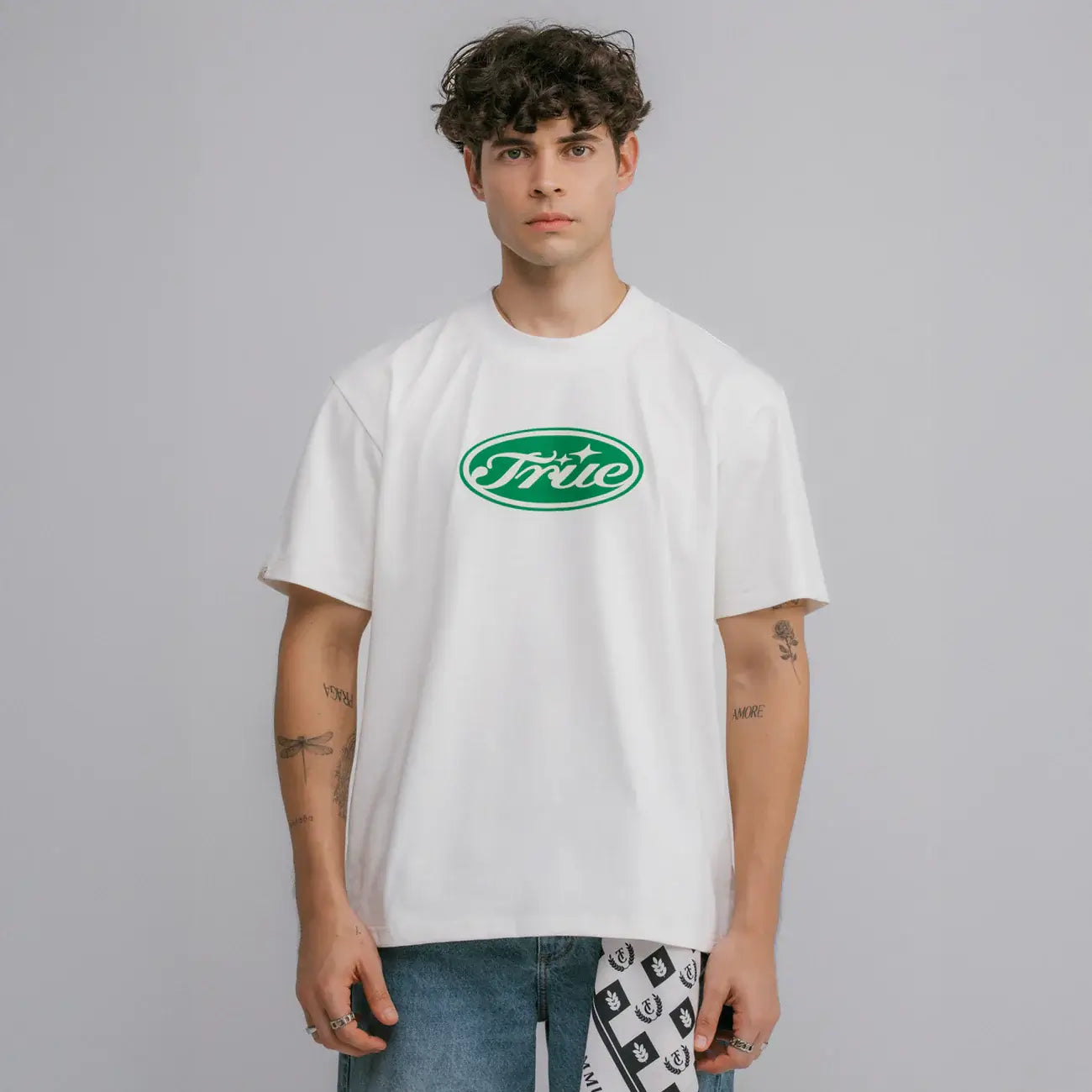 TRUE STAMP CAMISETA BLANCA