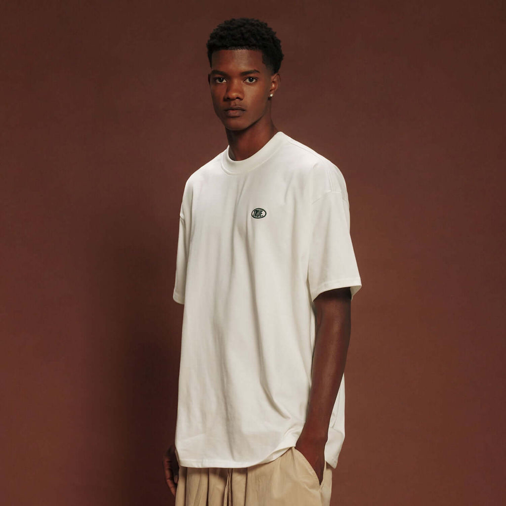 TRUE UNIFORM CAMISETA OVERSIZE BEIGE