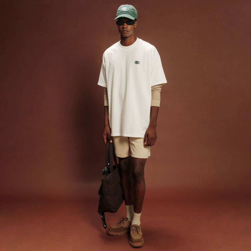 TRUE UNIFORM CAMISETA OVERSIZE BEIGE