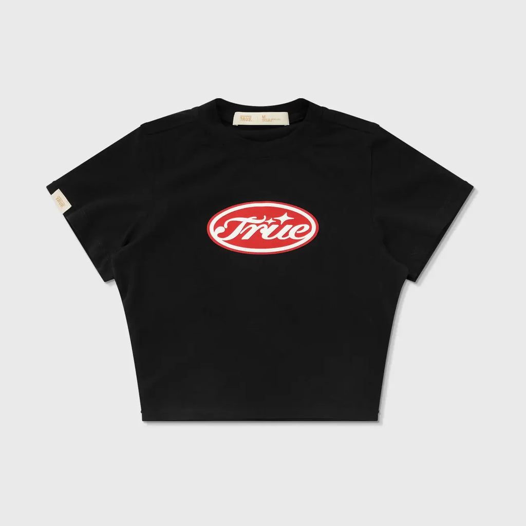 TRUE TRUE STAMP SLIM TEE CAMISETA NEGRA